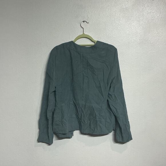 Norton Studio Gray Suede Jacket Sz 12 - Picture 10 of 13